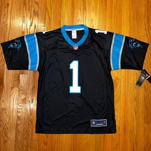 NWT- Men's Carolina Panthers Cam Newton Nike Black Player Game Jersey